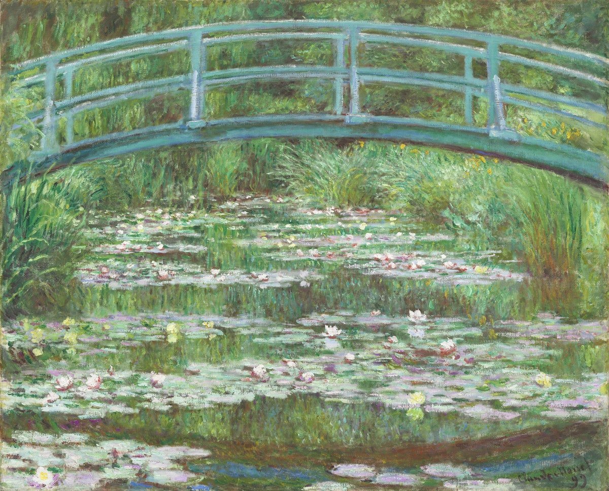 картинка Клод Моне "Японский мостик"