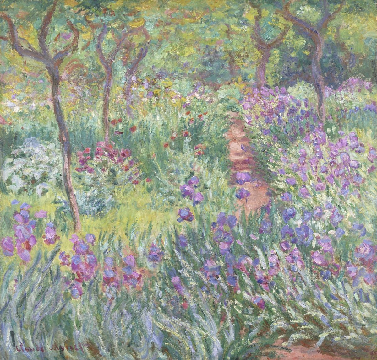 картинка Клод Моне "Сад художника в Живерни"