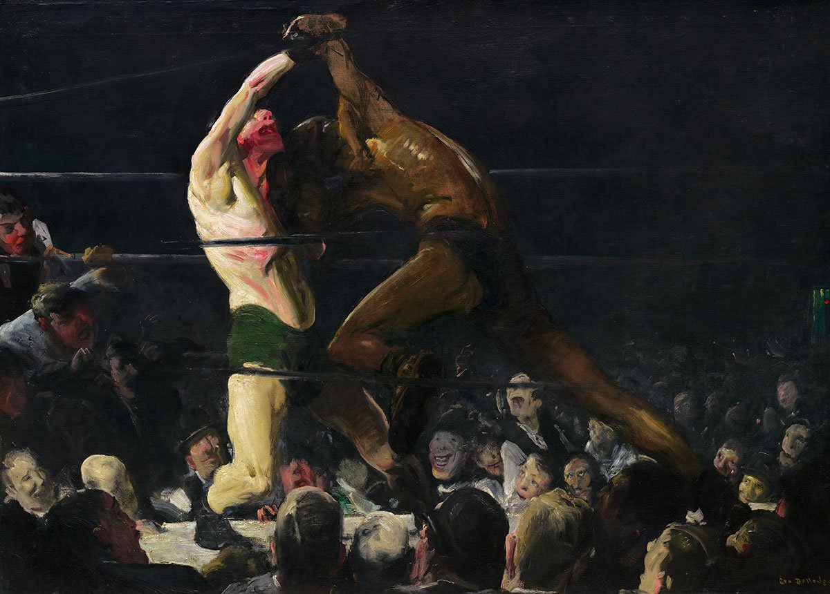 картинка Джордж Беллоуз "Боксеры одного клуба"