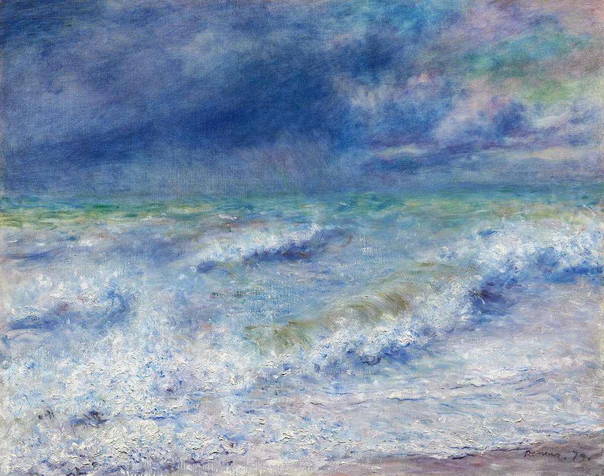 картинка Огюст Ренуар "Морской пейзаж"