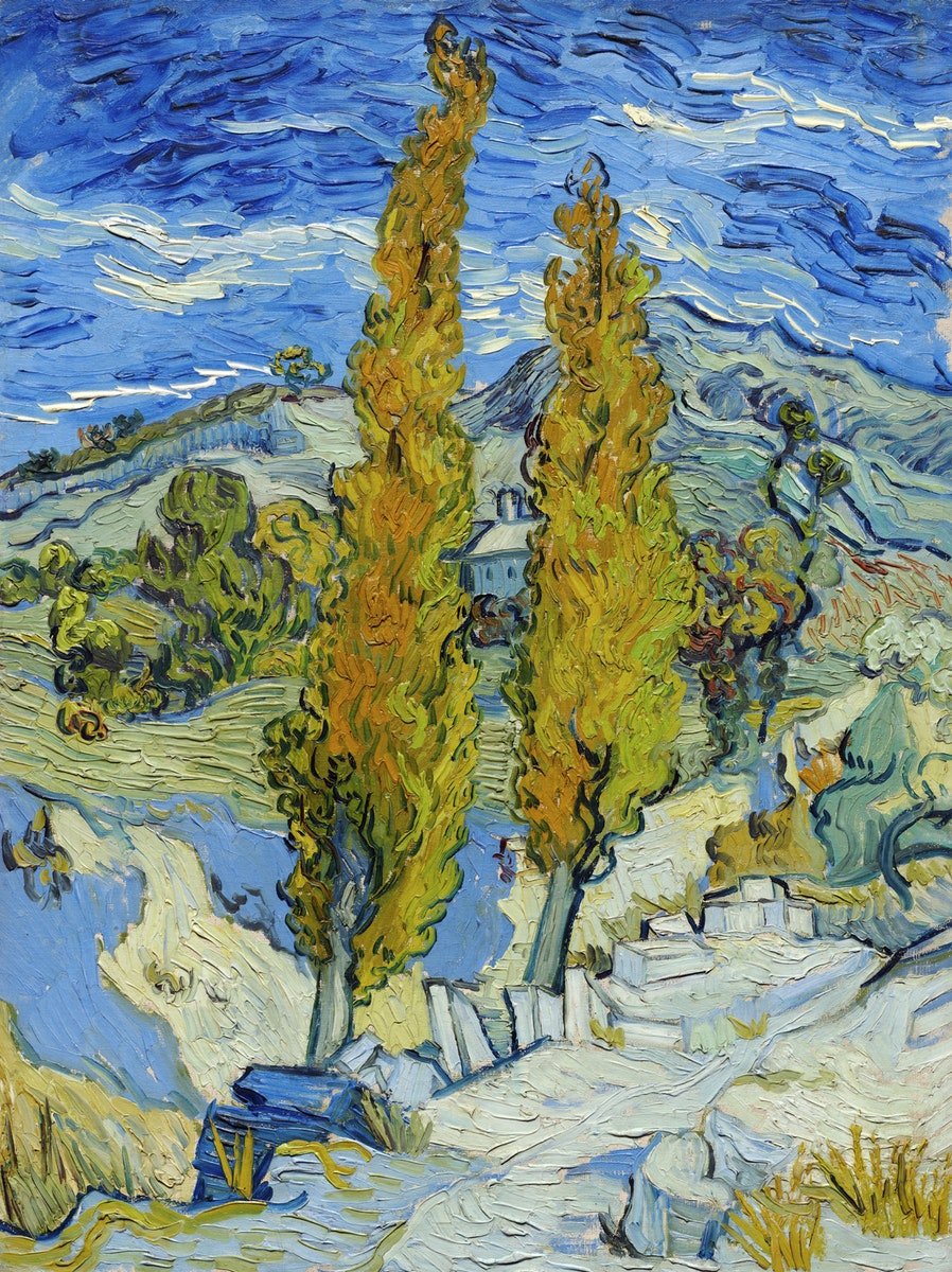 картинка Винсент Ван Гог "Тополя в Сен-Реми"