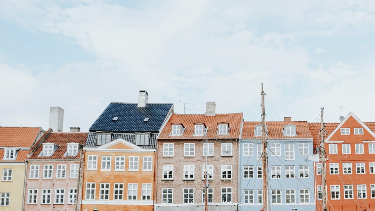картинка Фотография "Вид в Копенгагене, Дания"