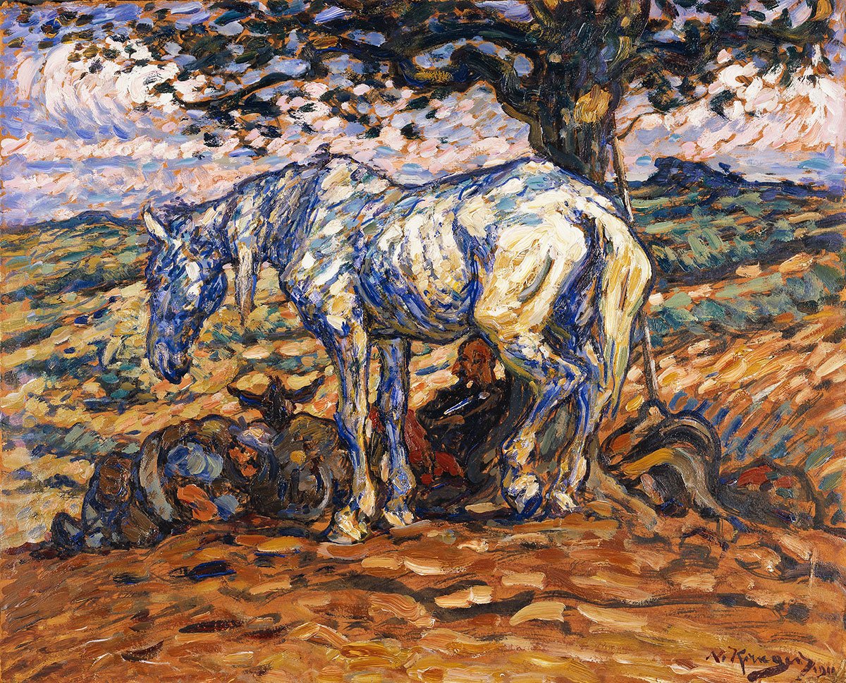 картинка Нильс Кройгер "Лошадь Дон Кихота Росинант"